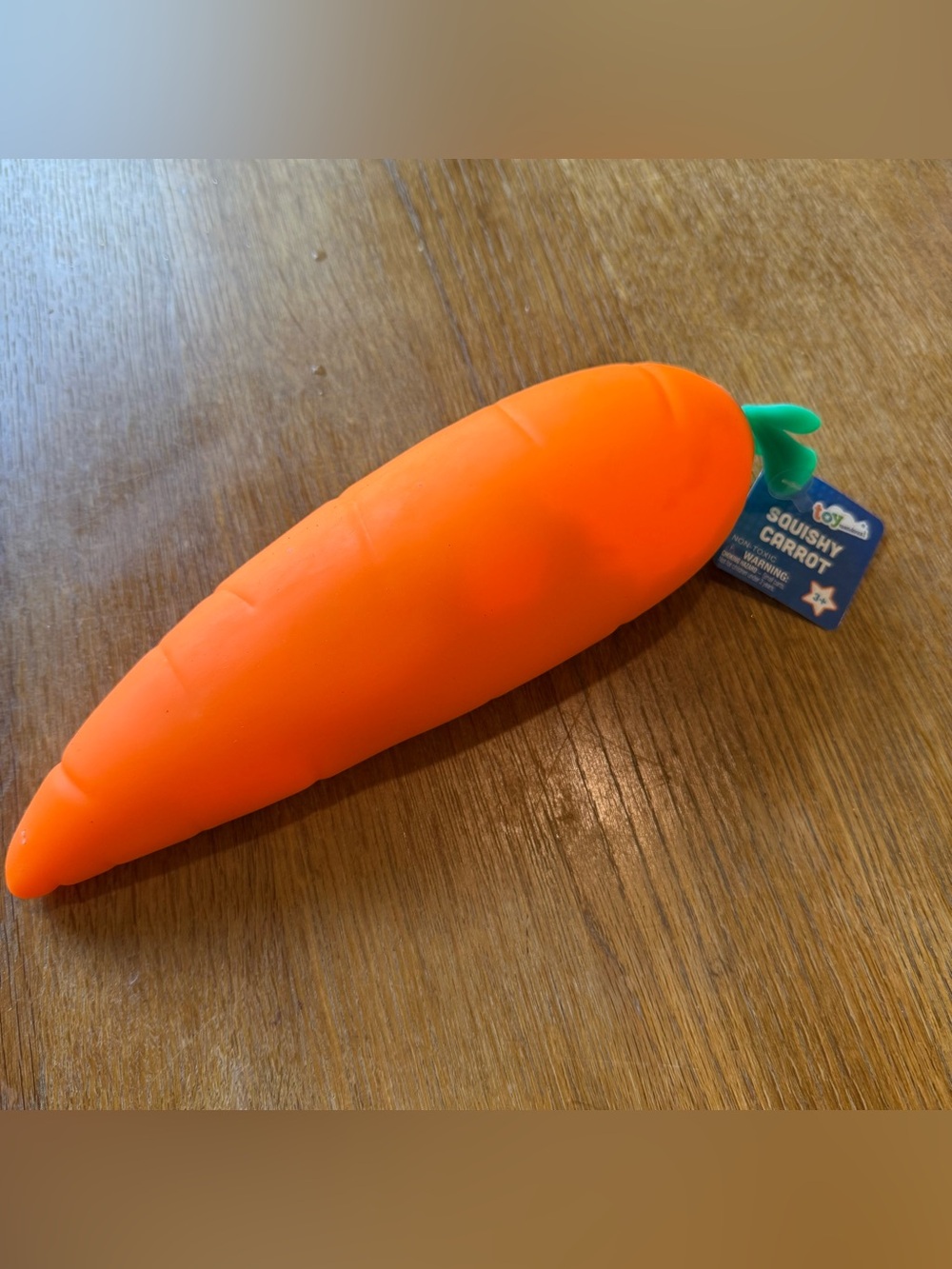 Squishy Carrot Toy - Orange NEW Jumbo